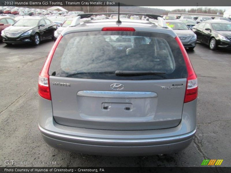 Titanium Gray Metallic / Black 2012 Hyundai Elantra GLS Touring