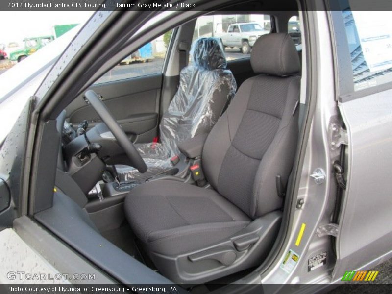 Titanium Gray Metallic / Black 2012 Hyundai Elantra GLS Touring