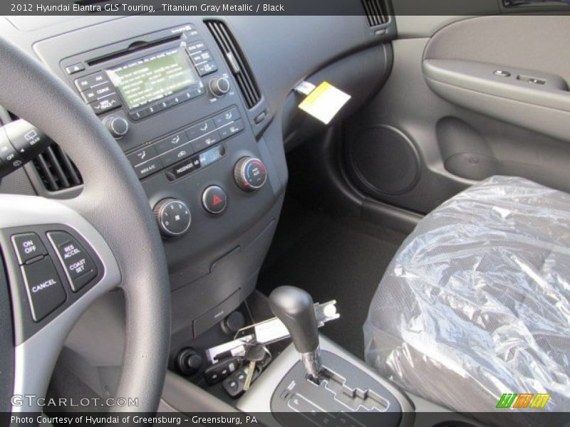 Titanium Gray Metallic / Black 2012 Hyundai Elantra GLS Touring