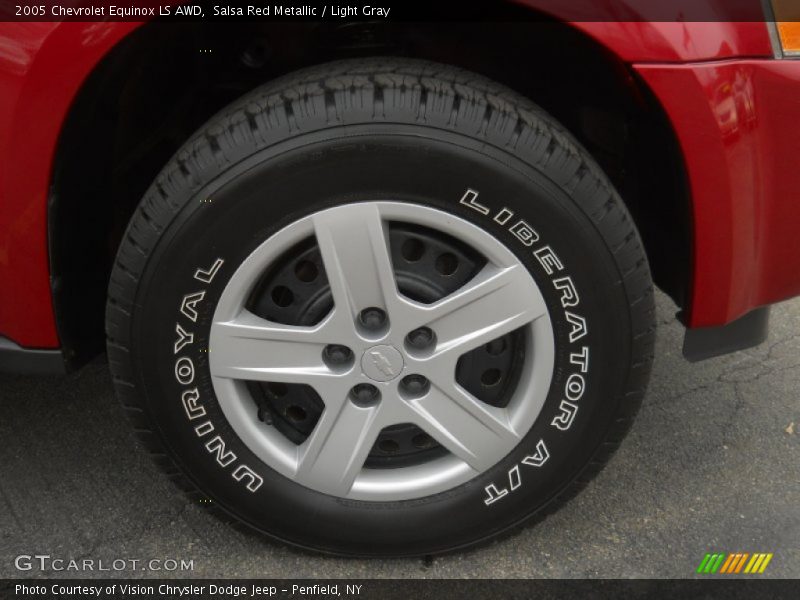 Salsa Red Metallic / Light Gray 2005 Chevrolet Equinox LS AWD