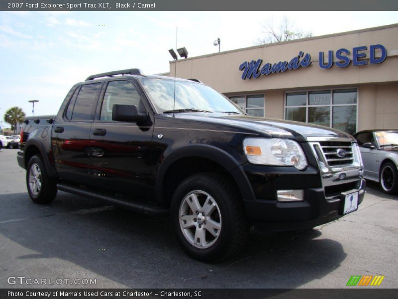 Black / Camel 2007 Ford Explorer Sport Trac XLT