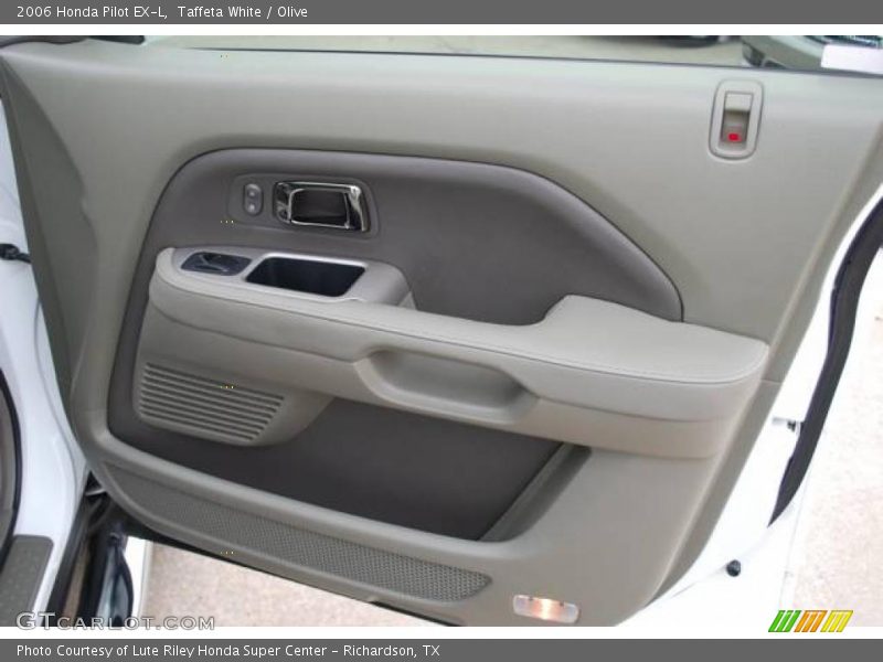 Taffeta White / Olive 2006 Honda Pilot EX-L