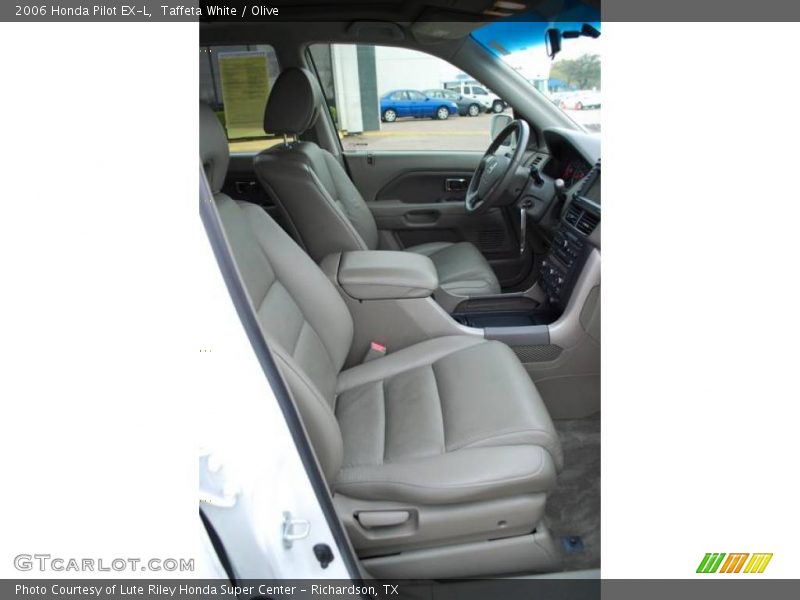 Taffeta White / Olive 2006 Honda Pilot EX-L