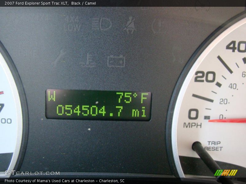Black / Camel 2007 Ford Explorer Sport Trac XLT