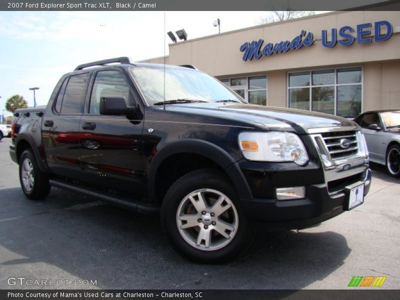 Black / Camel 2007 Ford Explorer Sport Trac XLT