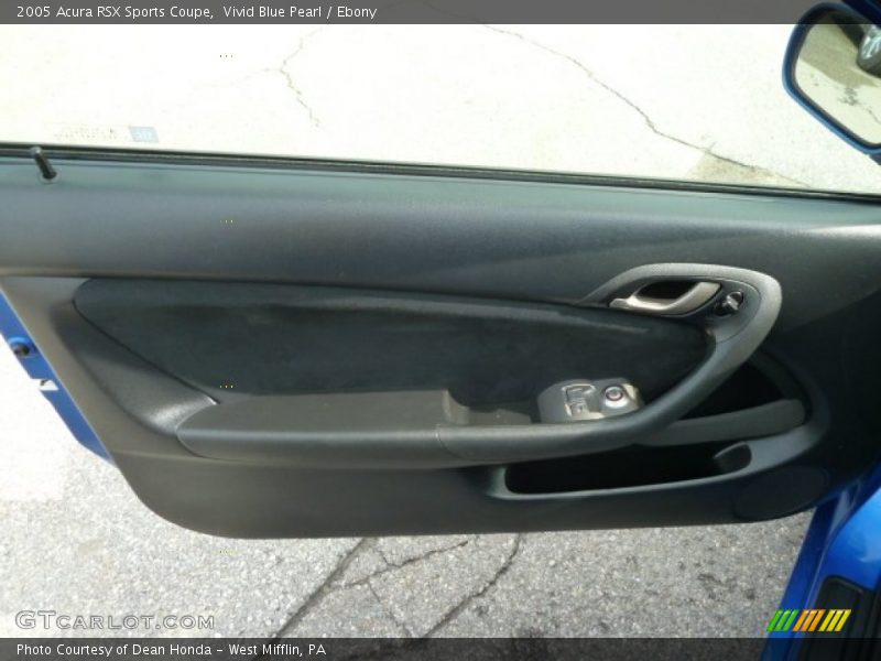 Vivid Blue Pearl / Ebony 2005 Acura RSX Sports Coupe
