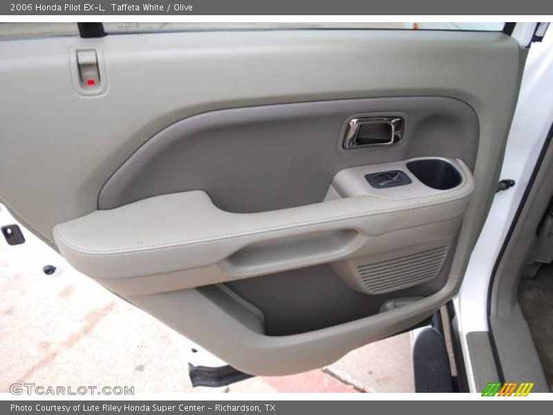 Taffeta White / Olive 2006 Honda Pilot EX-L