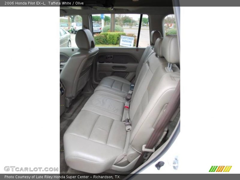 Taffeta White / Olive 2006 Honda Pilot EX-L