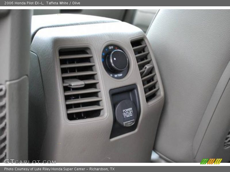 Taffeta White / Olive 2006 Honda Pilot EX-L