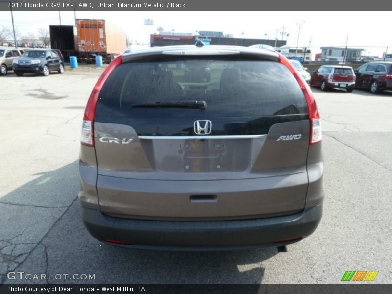 Urban Titanium Metallic / Black 2012 Honda CR-V EX-L 4WD