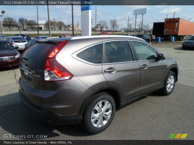 Urban Titanium Metallic / Black 2012 Honda CR-V EX-L 4WD