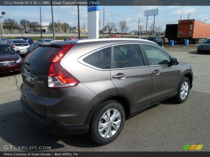 Urban Titanium Metallic / Black 2012 Honda CR-V EX-L 4WD