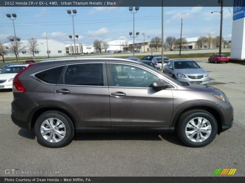 Urban Titanium Metallic / Black 2012 Honda CR-V EX-L 4WD