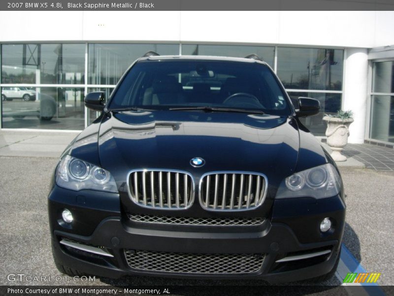 Black Sapphire Metallic / Black 2007 BMW X5 4.8i