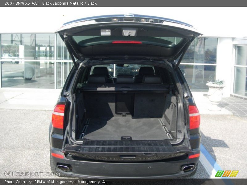 Black Sapphire Metallic / Black 2007 BMW X5 4.8i