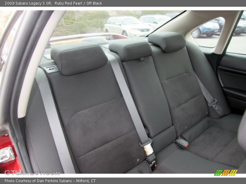 Ruby Red Pearl / Off Black 2009 Subaru Legacy 3.0R