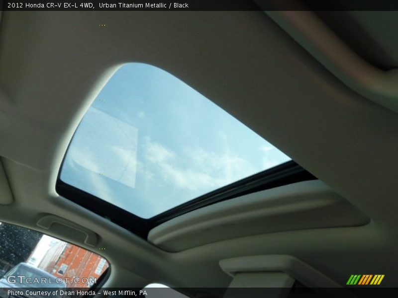 Urban Titanium Metallic / Black 2012 Honda CR-V EX-L 4WD