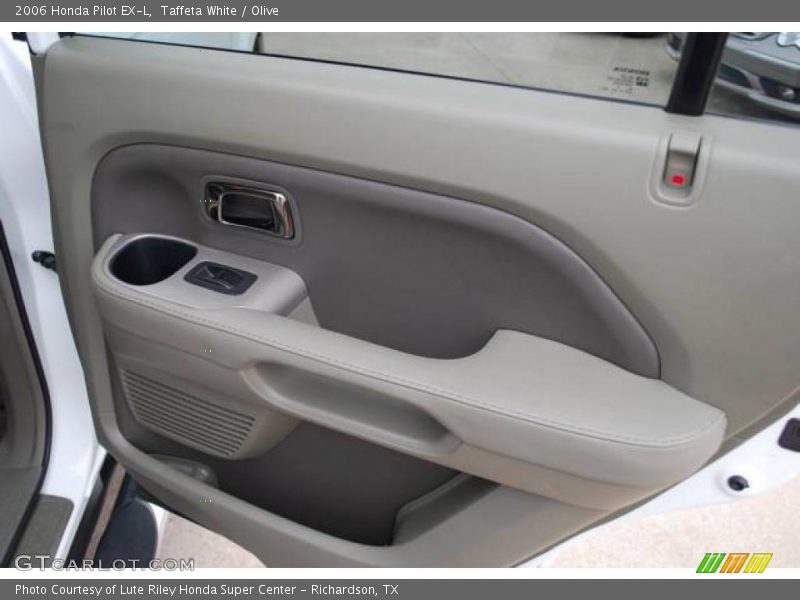 Taffeta White / Olive 2006 Honda Pilot EX-L