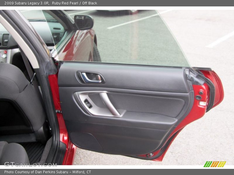 Ruby Red Pearl / Off Black 2009 Subaru Legacy 3.0R