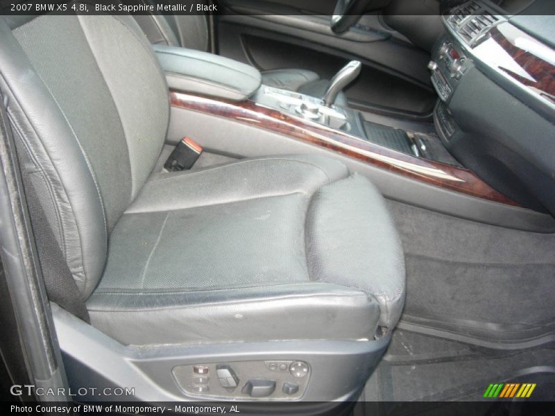 Black Sapphire Metallic / Black 2007 BMW X5 4.8i