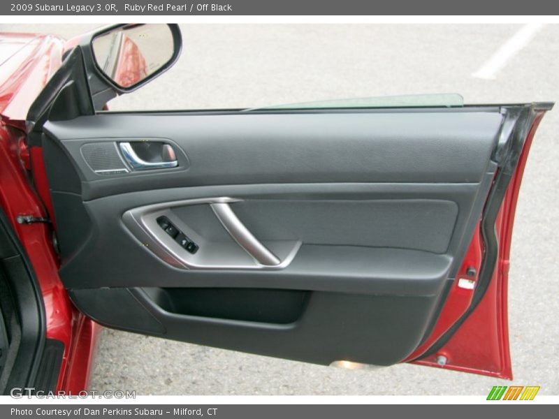 Ruby Red Pearl / Off Black 2009 Subaru Legacy 3.0R