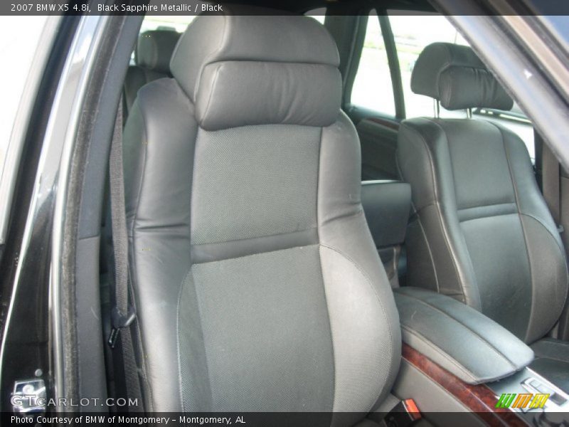 Black Sapphire Metallic / Black 2007 BMW X5 4.8i