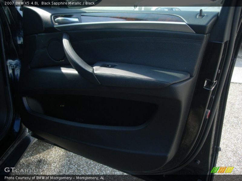 Black Sapphire Metallic / Black 2007 BMW X5 4.8i