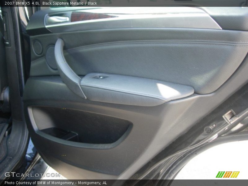 Black Sapphire Metallic / Black 2007 BMW X5 4.8i