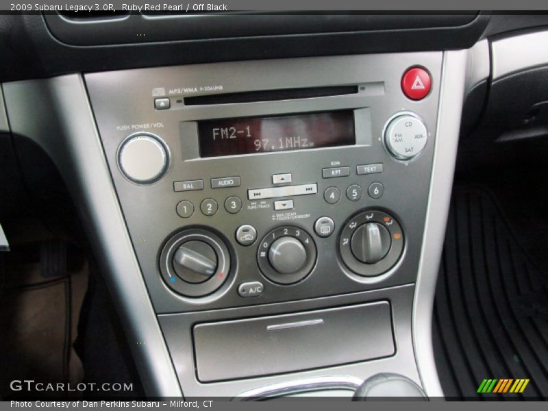 Ruby Red Pearl / Off Black 2009 Subaru Legacy 3.0R