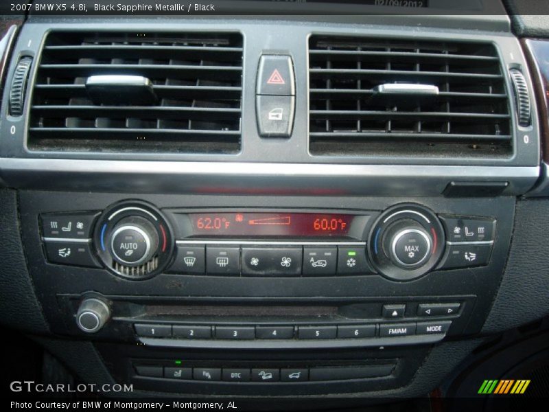 Black Sapphire Metallic / Black 2007 BMW X5 4.8i