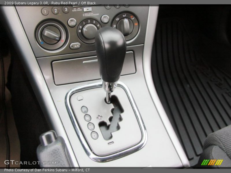 Ruby Red Pearl / Off Black 2009 Subaru Legacy 3.0R