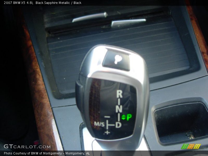 Black Sapphire Metallic / Black 2007 BMW X5 4.8i