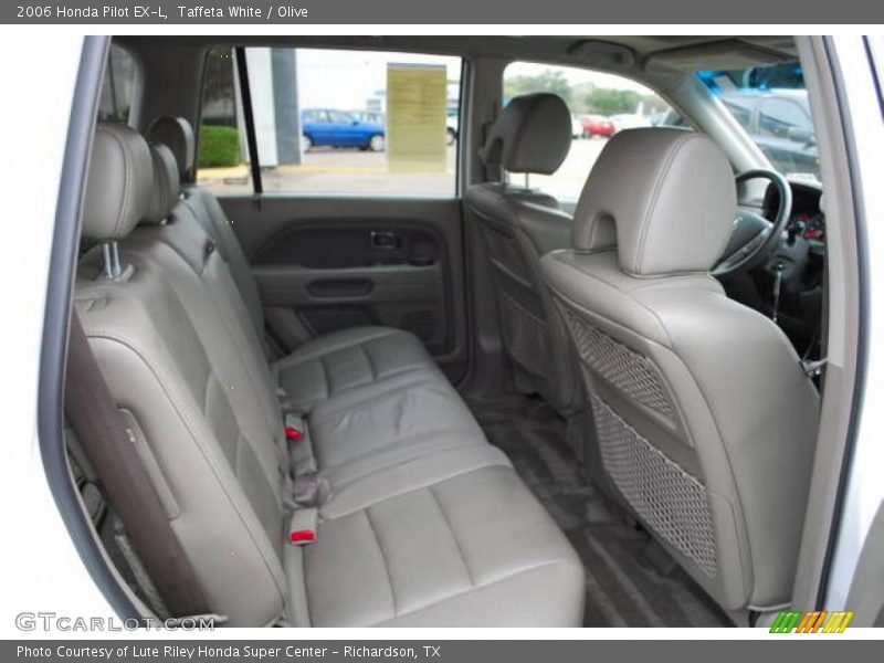 Taffeta White / Olive 2006 Honda Pilot EX-L