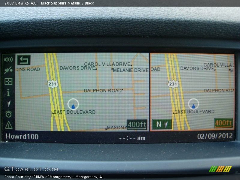Navigation of 2007 X5 4.8i