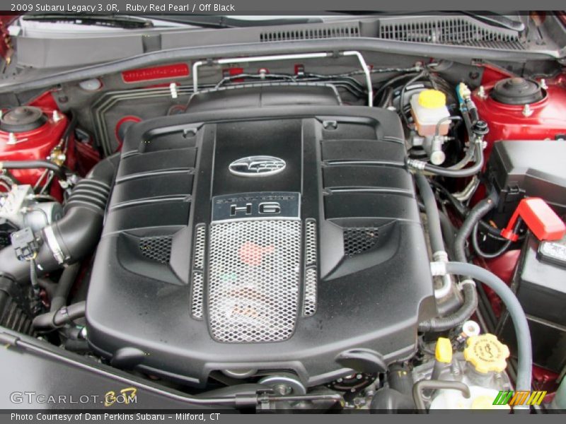 Ruby Red Pearl / Off Black 2009 Subaru Legacy 3.0R