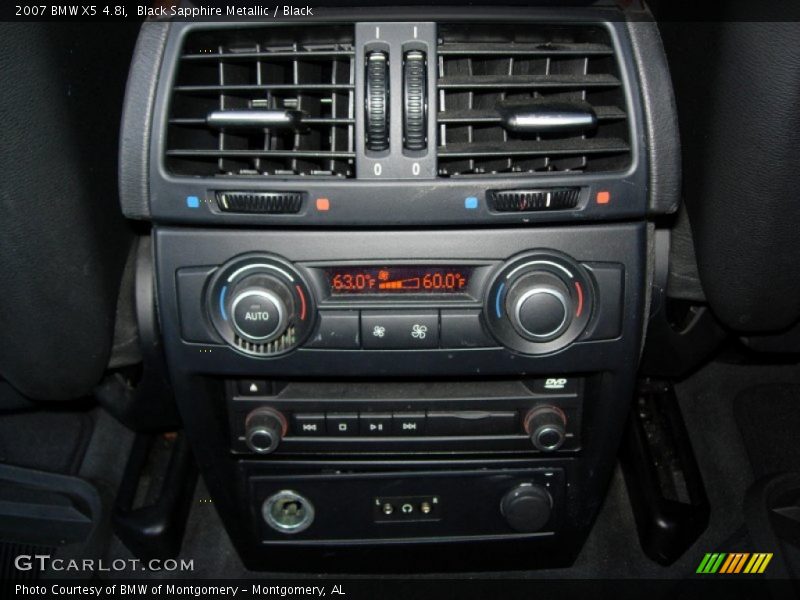 Controls of 2007 X5 4.8i