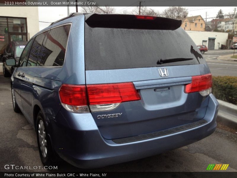 Ocean Mist Metallic / Gray 2010 Honda Odyssey LX