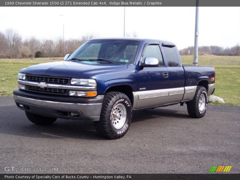 Front 3/4 View of 1999 Silverado 1500 LS Z71 Extended Cab 4x4