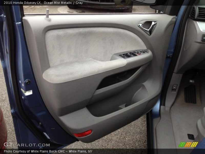 Ocean Mist Metallic / Gray 2010 Honda Odyssey LX