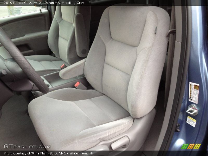 Ocean Mist Metallic / Gray 2010 Honda Odyssey LX