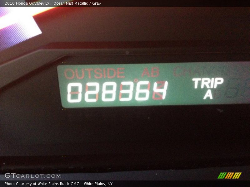 Ocean Mist Metallic / Gray 2010 Honda Odyssey LX