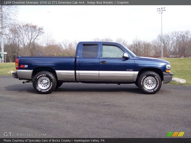  1999 Silverado 1500 LS Z71 Extended Cab 4x4 Indigo Blue Metallic