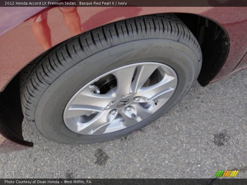 Basque Red Pearl II / Ivory 2012 Honda Accord LX Premium Sedan