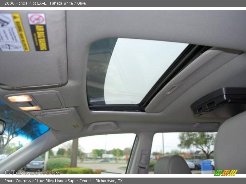 Taffeta White / Olive 2006 Honda Pilot EX-L