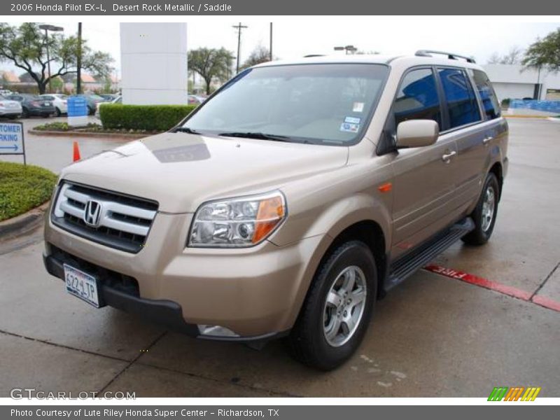Desert Rock Metallic / Saddle 2006 Honda Pilot EX-L