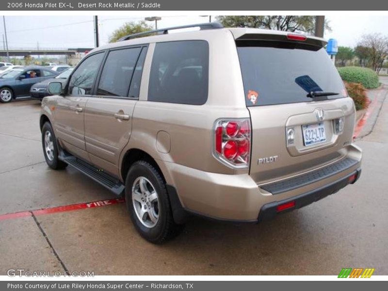 Desert Rock Metallic / Saddle 2006 Honda Pilot EX-L