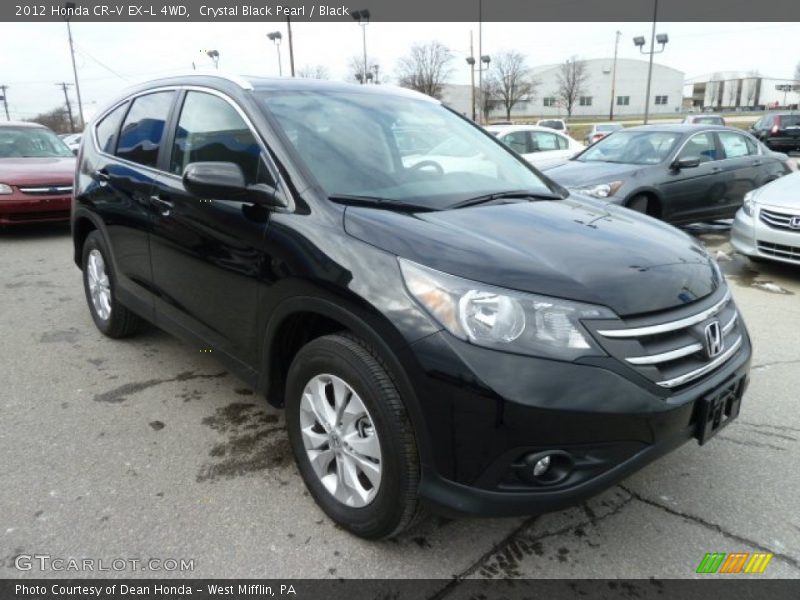 Crystal Black Pearl / Black 2012 Honda CR-V EX-L 4WD