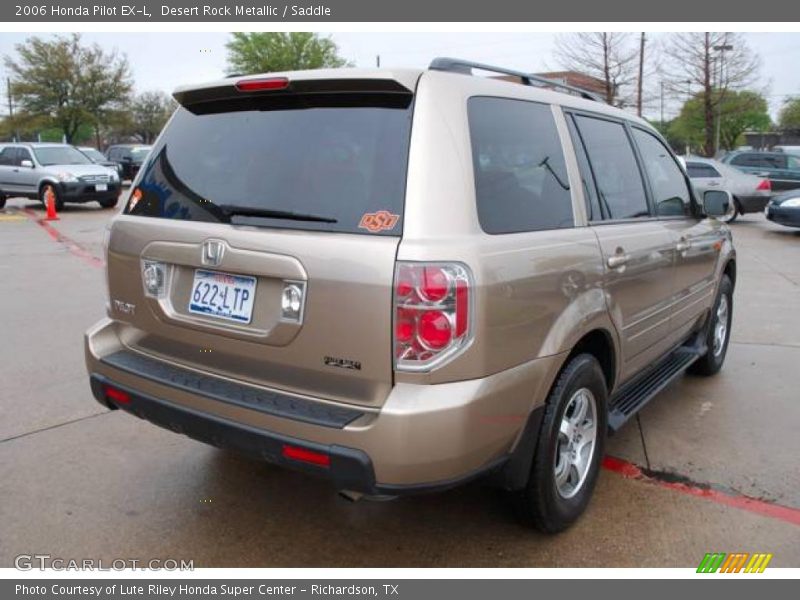 Desert Rock Metallic / Saddle 2006 Honda Pilot EX-L