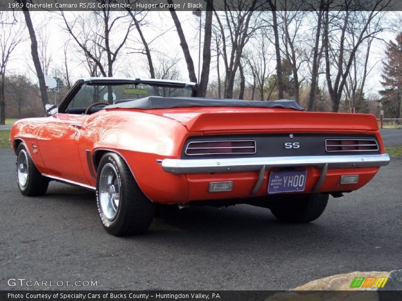 Hugger Orange / Black 1969 Chevrolet Camaro RS/SS Convertible