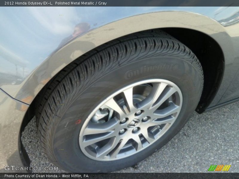 Polished Metal Metallic / Gray 2012 Honda Odyssey EX-L